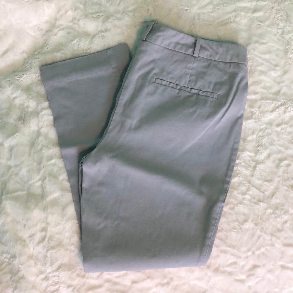 Grey slim fit dress pants